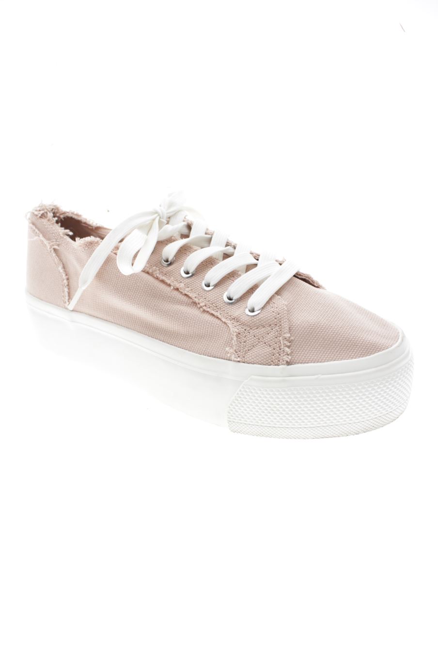 Deportivos de Pull & Bear de la talla 38, de color rosa de