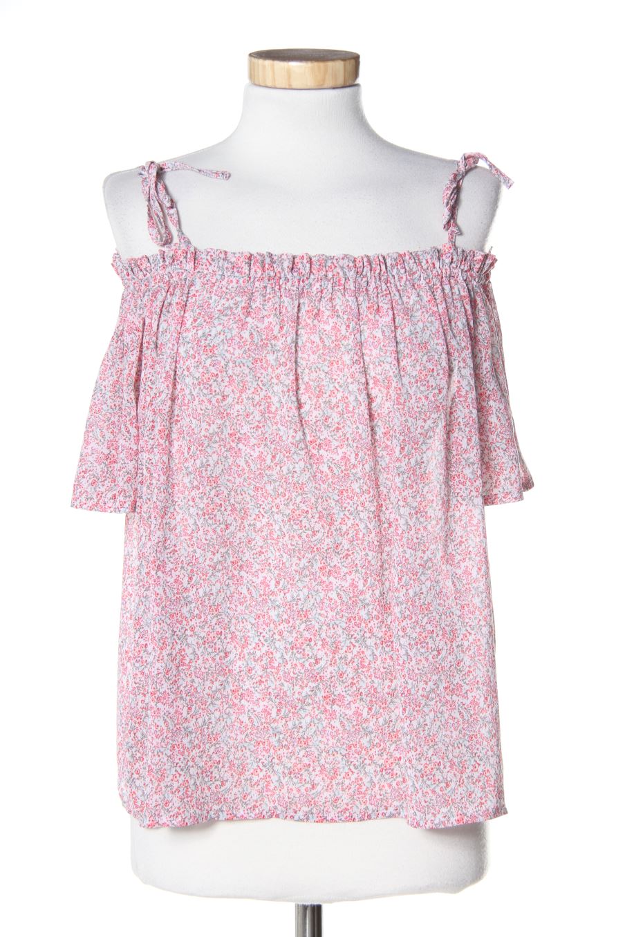 Blouse à manches courtes H&M de la taille 38, de couleur fleurs