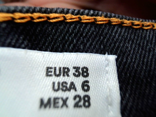 Vaqueros de Pull & Bear de la talla 38, de color negro de ropa vaquera