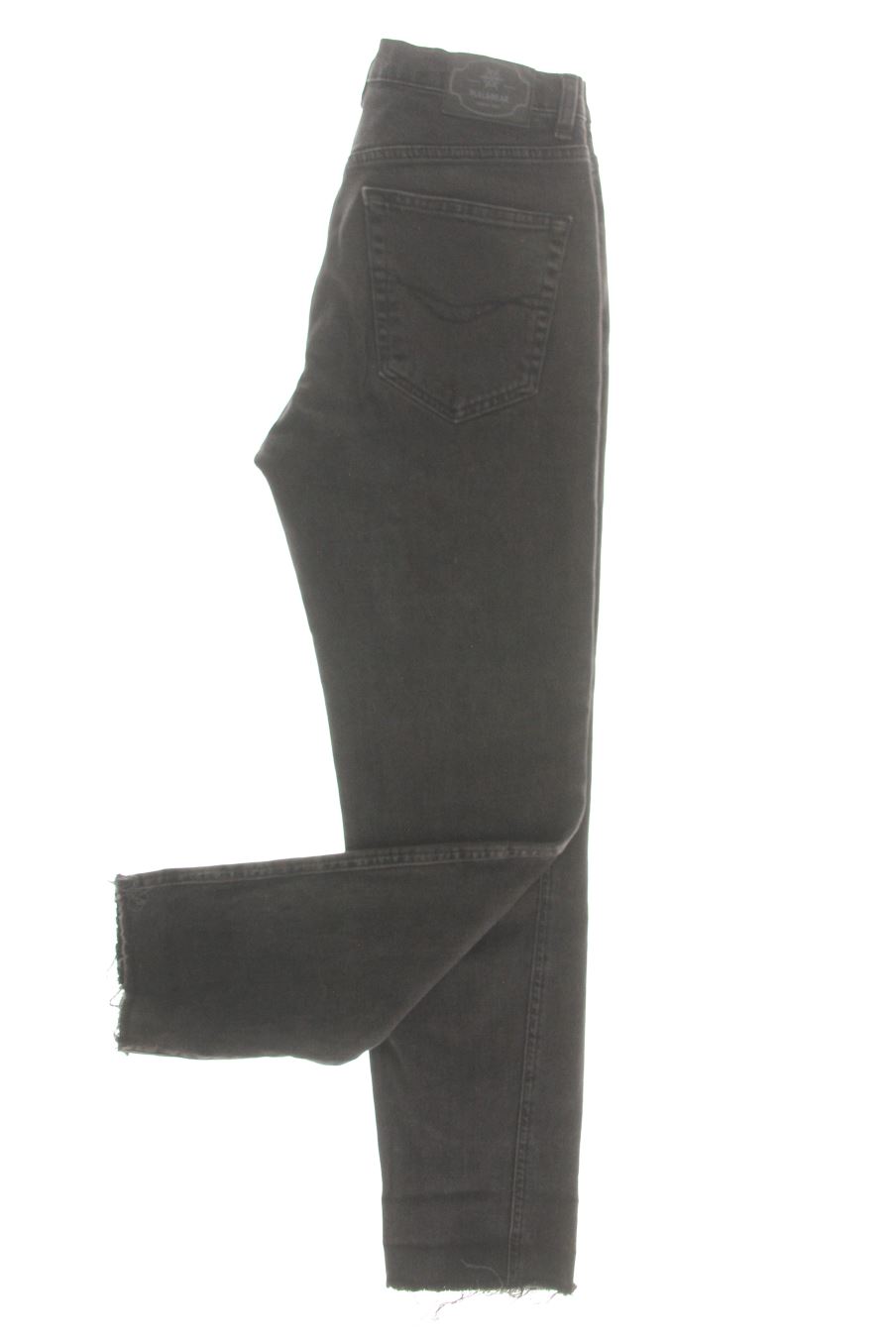 Vaqueros de Pull & Bear de la talla 38, de color negro de ropa vaquera