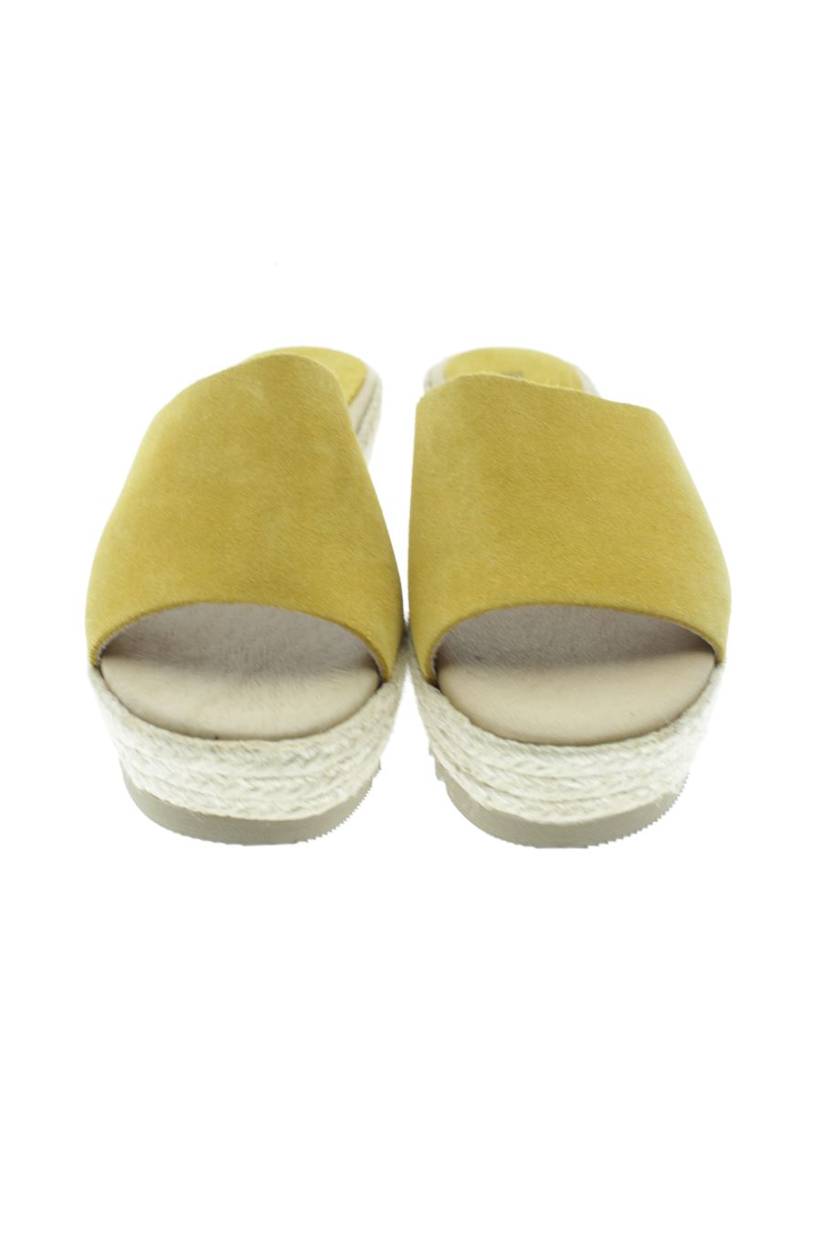 Plataformas de PAINOS de la talla 36, de color amarillo de