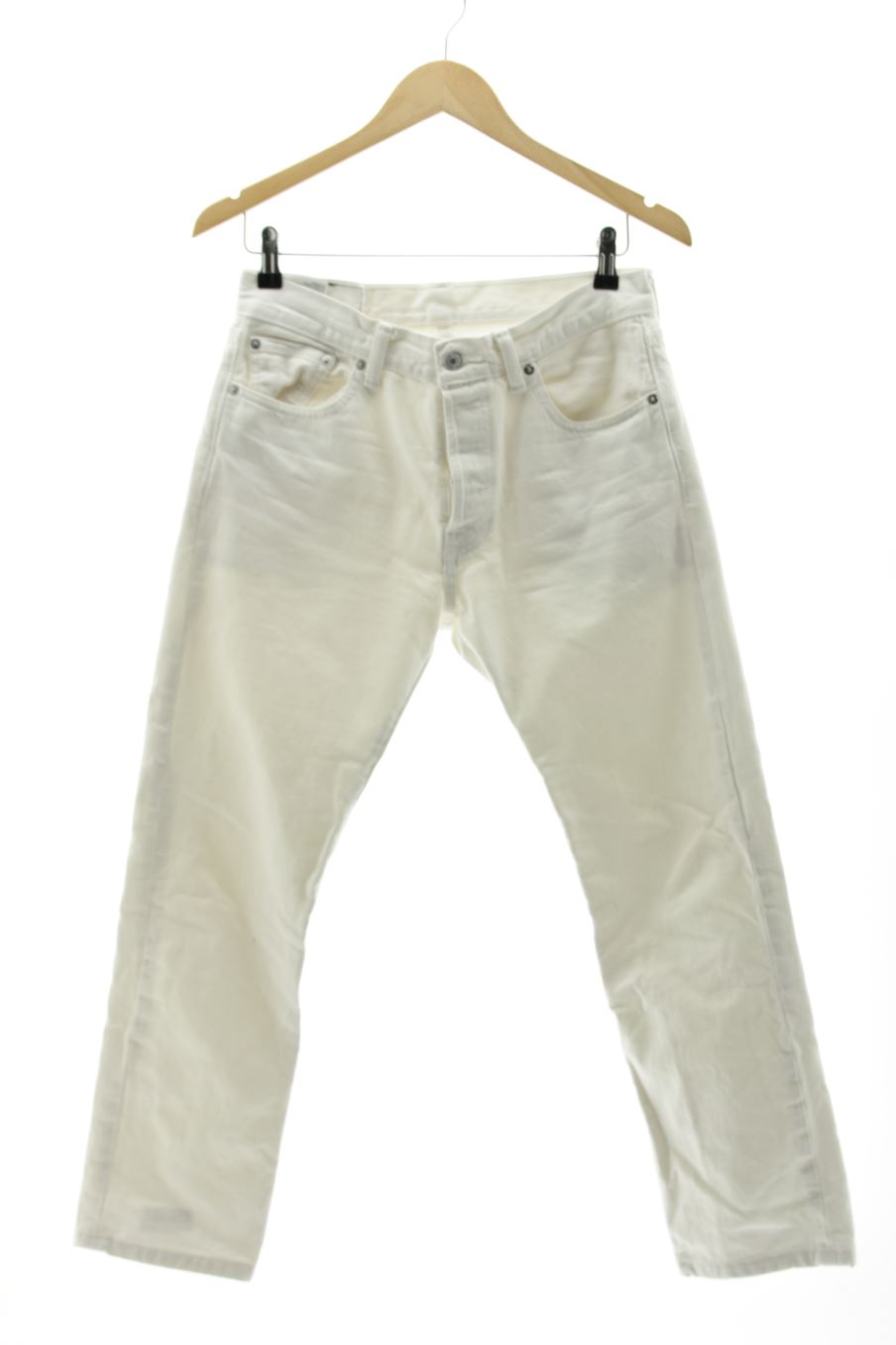 Jeans de Levi's de la talla 40, de color bianco