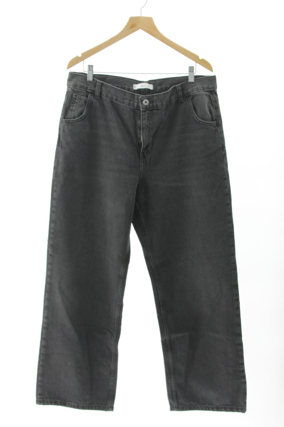 Jeans Mango de la taille 44, de couleur noir de denim