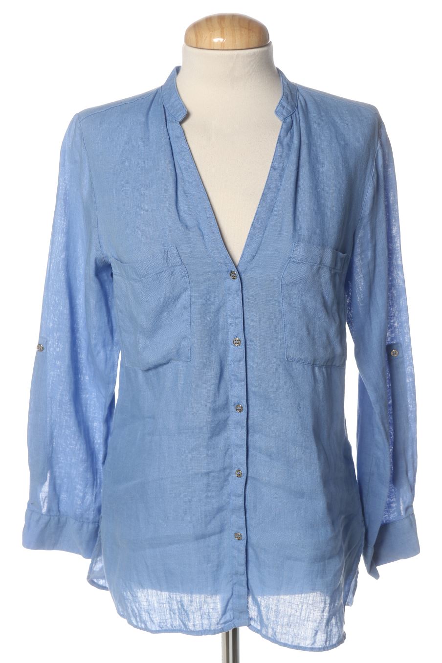 Camicia de Zara de la talla XS, de color blu