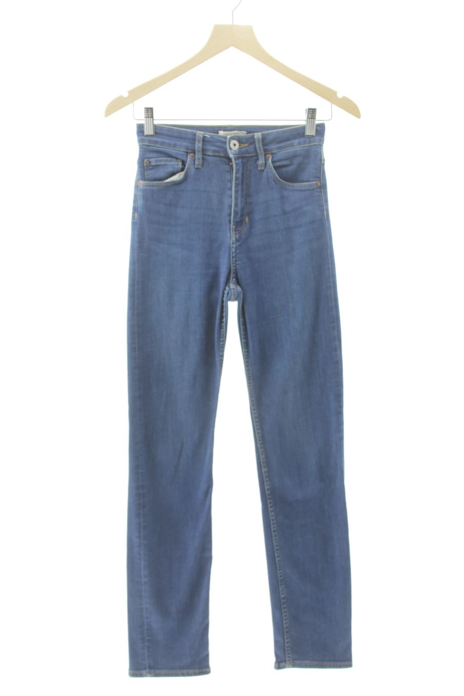 Jeans H&M de la taille 34, de couleur bleu