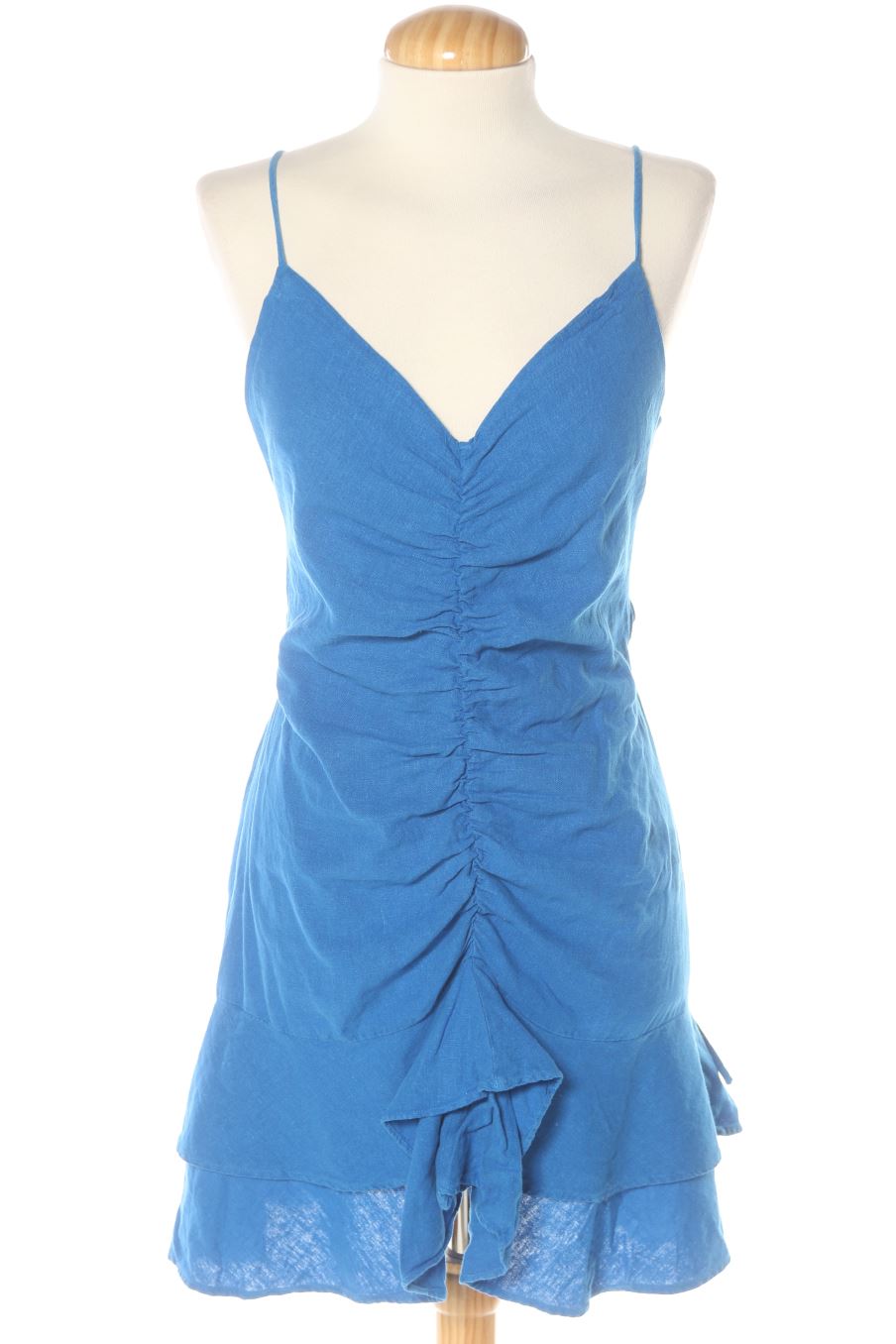 Robe casual Zara de la taille S, de couleur bleu