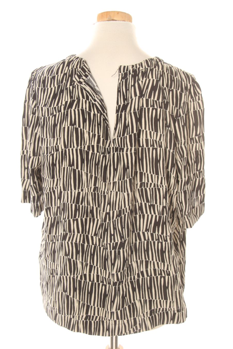 Blouse à manches courtes C&A de la taille M, de couleur noir