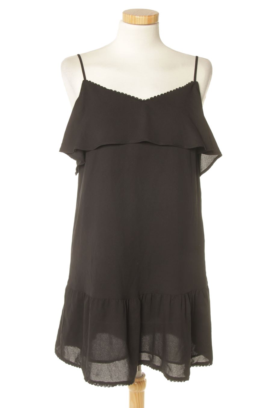 Robe casual Stradivarius de la taille S, de couleur noir