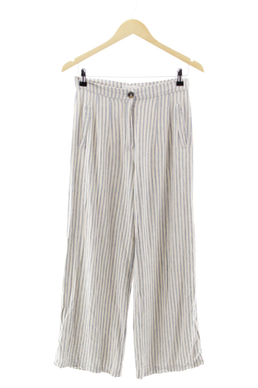 Pantalón Casual de ameé de la talla M, de color rayas