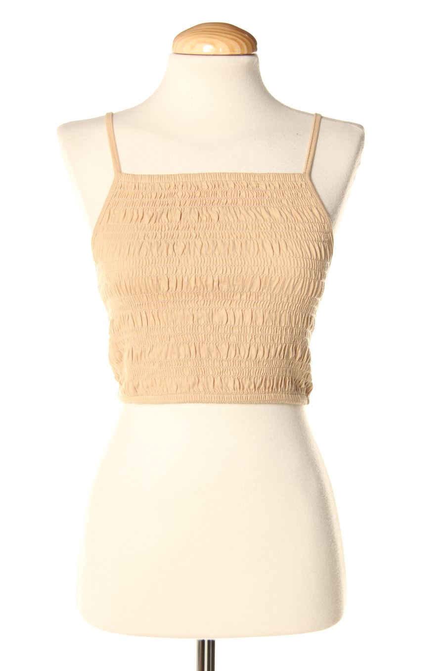 Top de Pull & Bear de la talla XS, de color beige