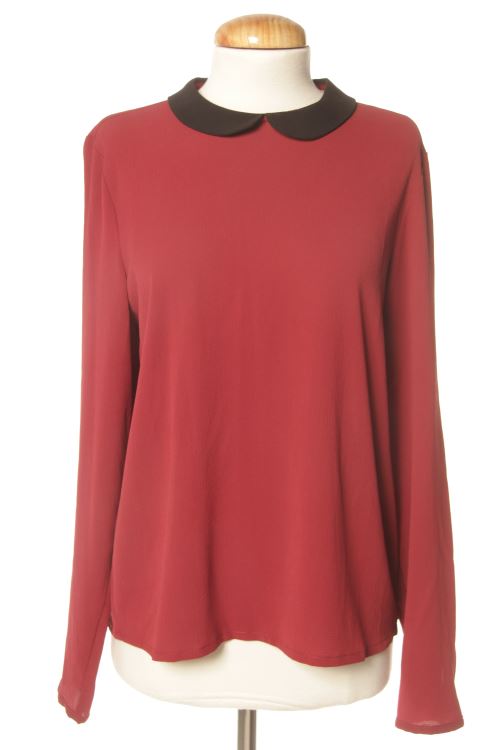 Blusa a maniche lunghe