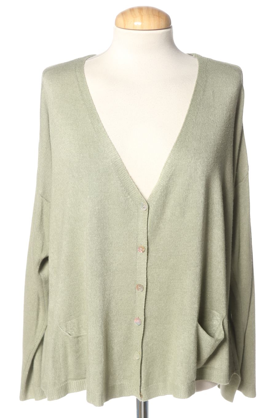 Chaqueta de Made in italy de la talla L, de color verde