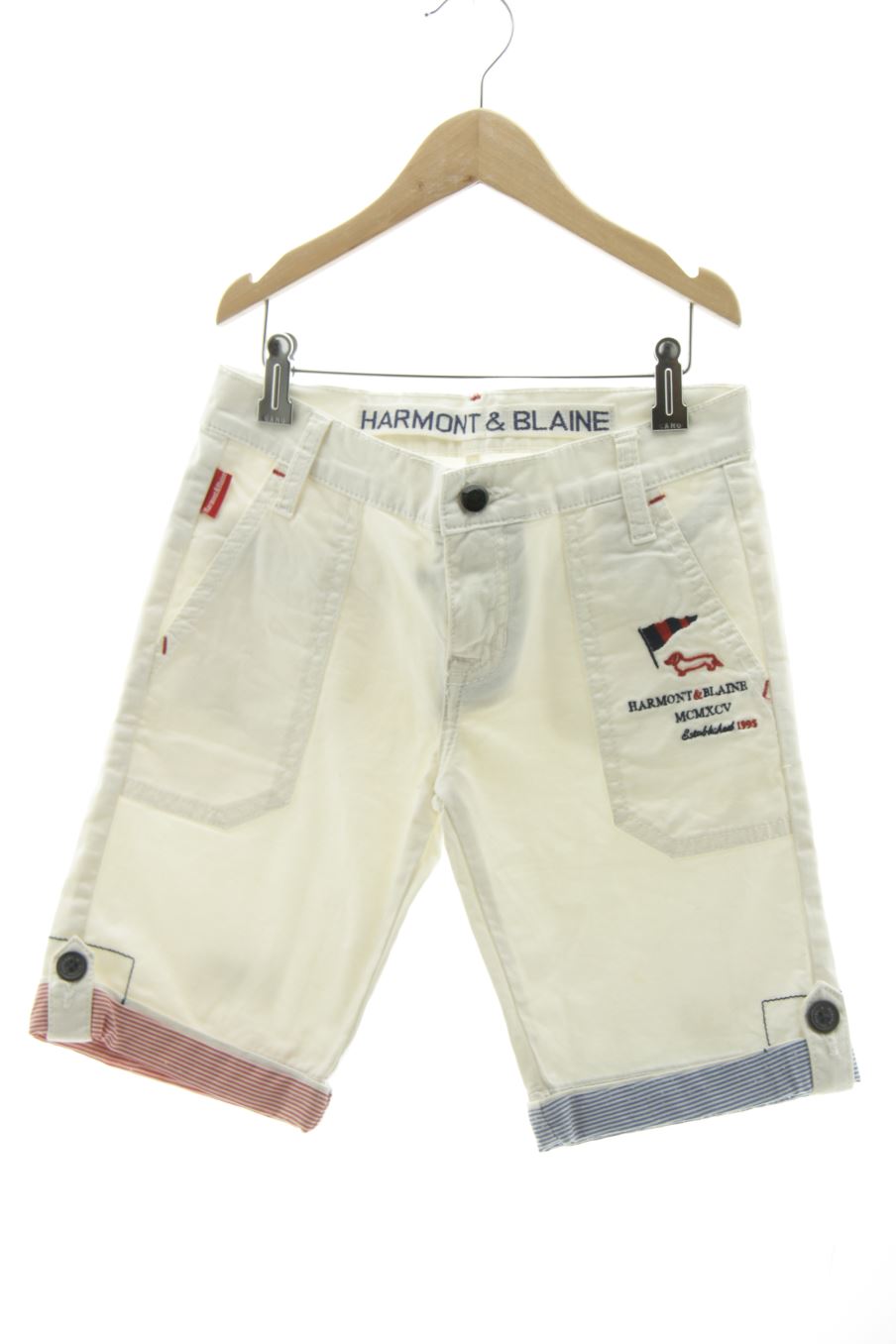 Short en jean Harmont & Blaine de la taille 8 ans de denim de seconde main