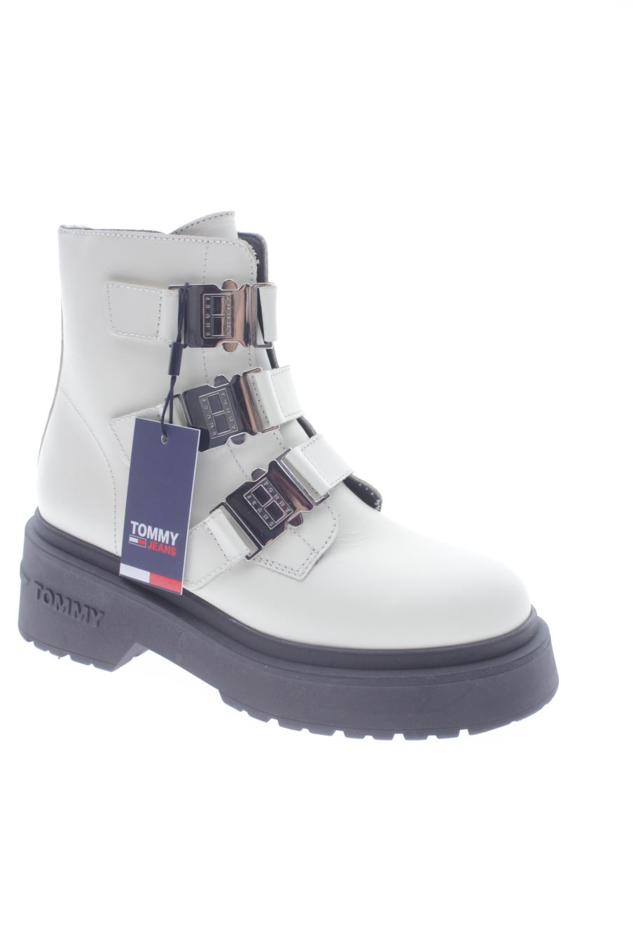 Bottes de Tommy Hilfiger de la taille 39, de couleur blanc de