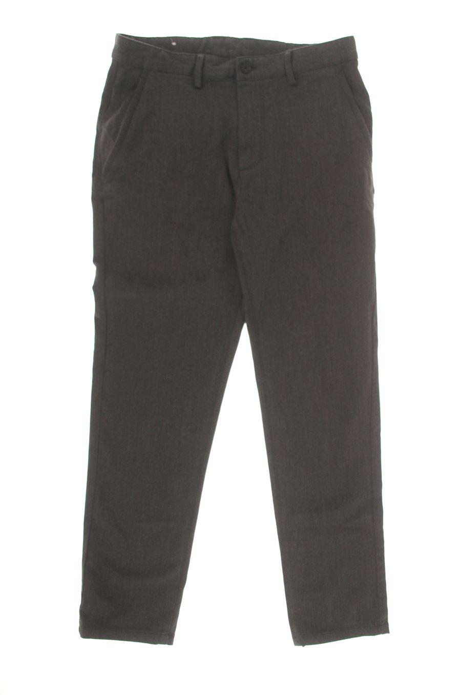 Pantalones de Zara de la talla 38, de color gris