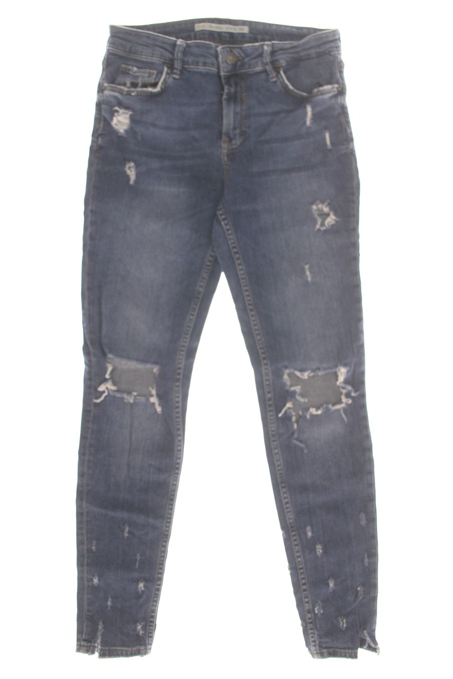 Vaqueros de Bershka de la talla 38, de color azul de ropa vaquera