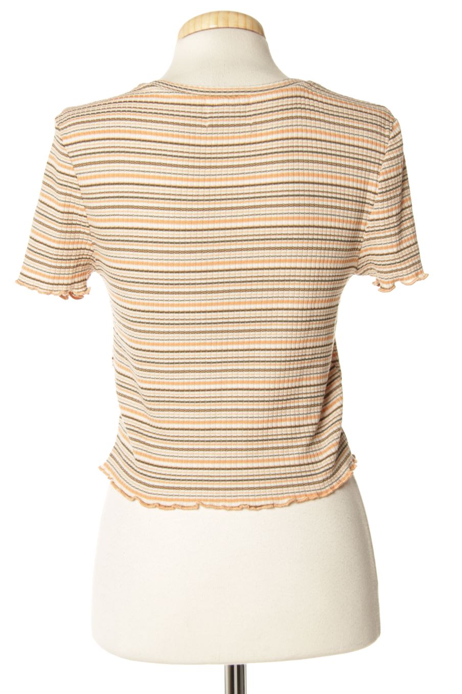 Top de Pull & Bear de la talla L, de color rayas