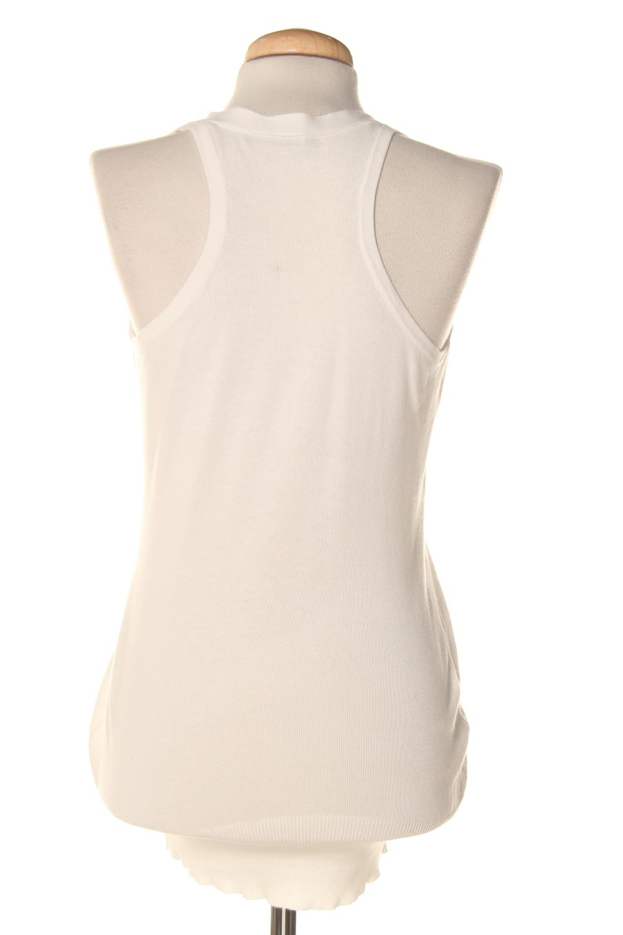 Chaleco de tela de Last woman de la talla S, de color blanco