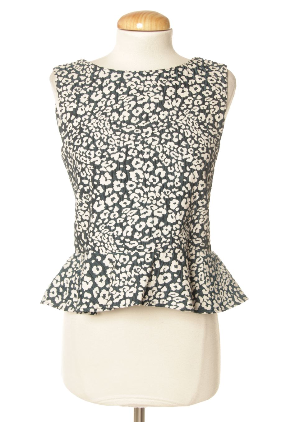Top de Zara de la talla XS, de color animal print