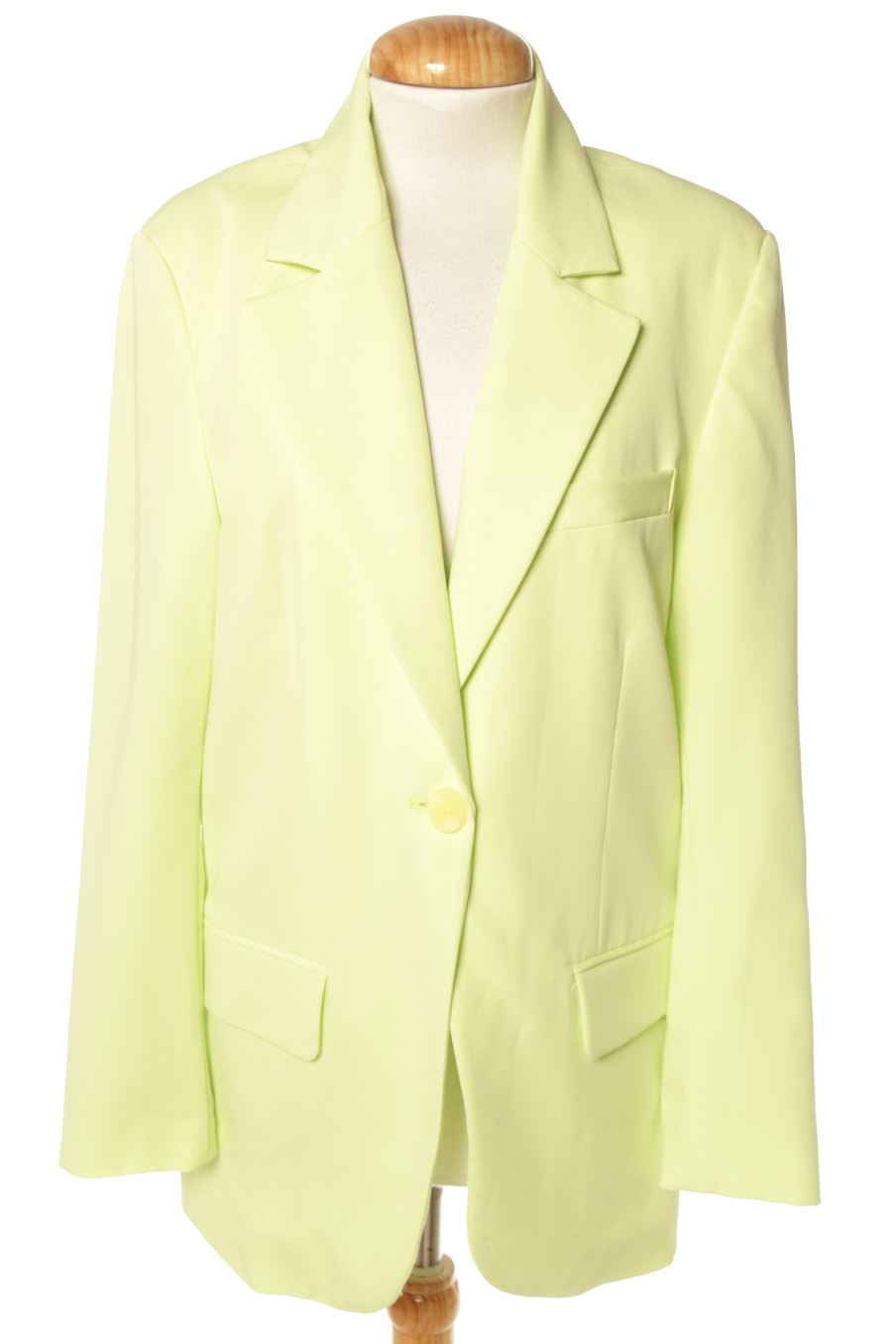 Blazer de Bershka de la talla XS, de color verde