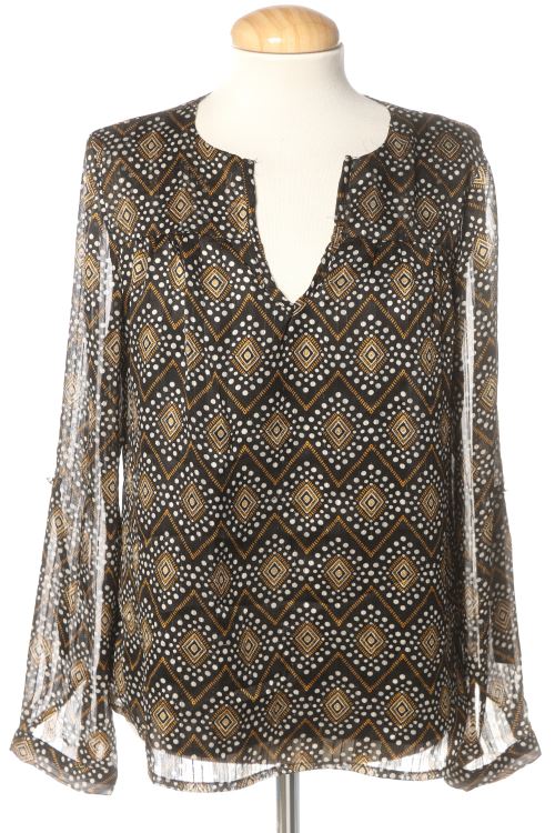 Blusa a maniche lunghe