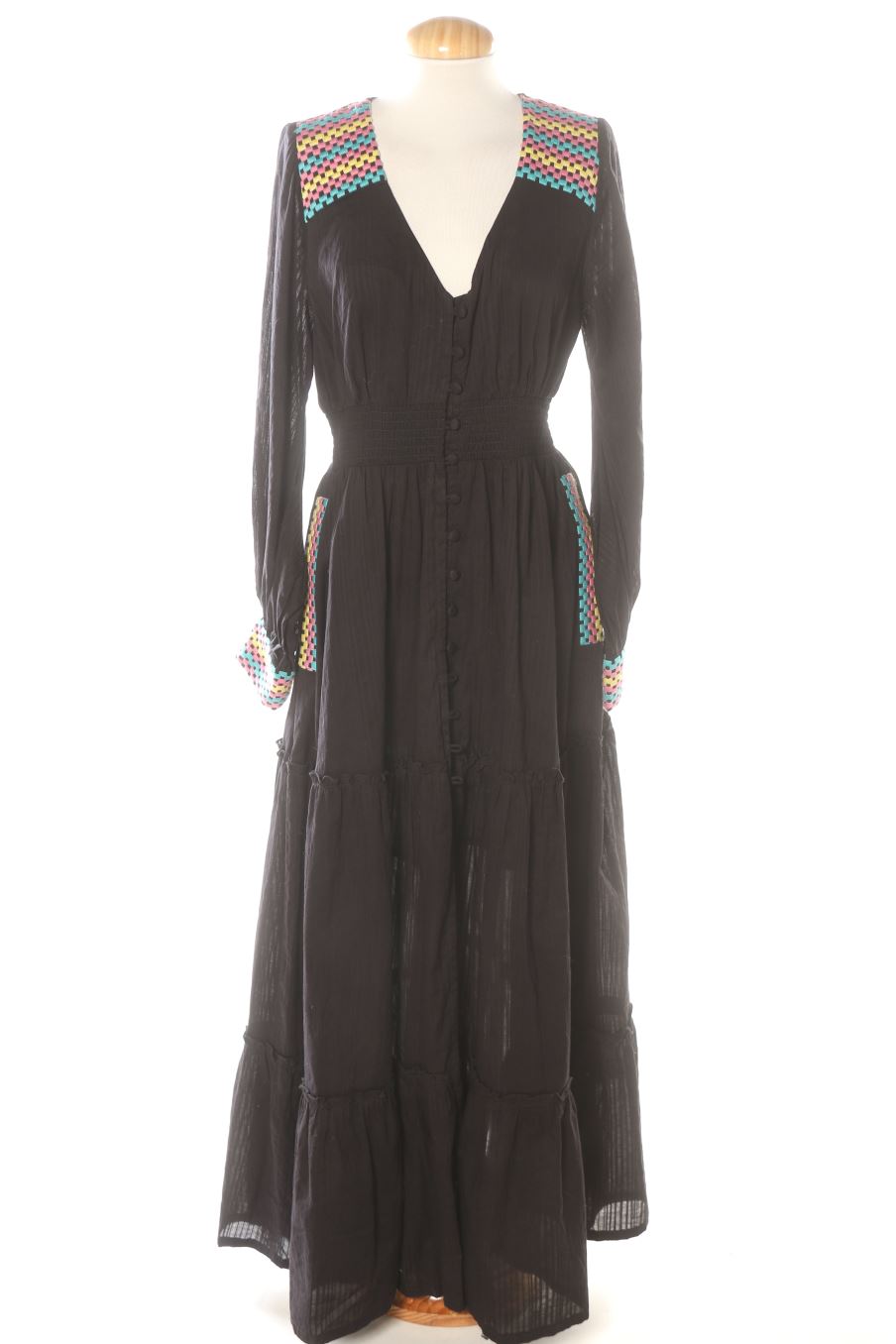 Vestito casual de luna maga ibiza de la talla M, de color nero