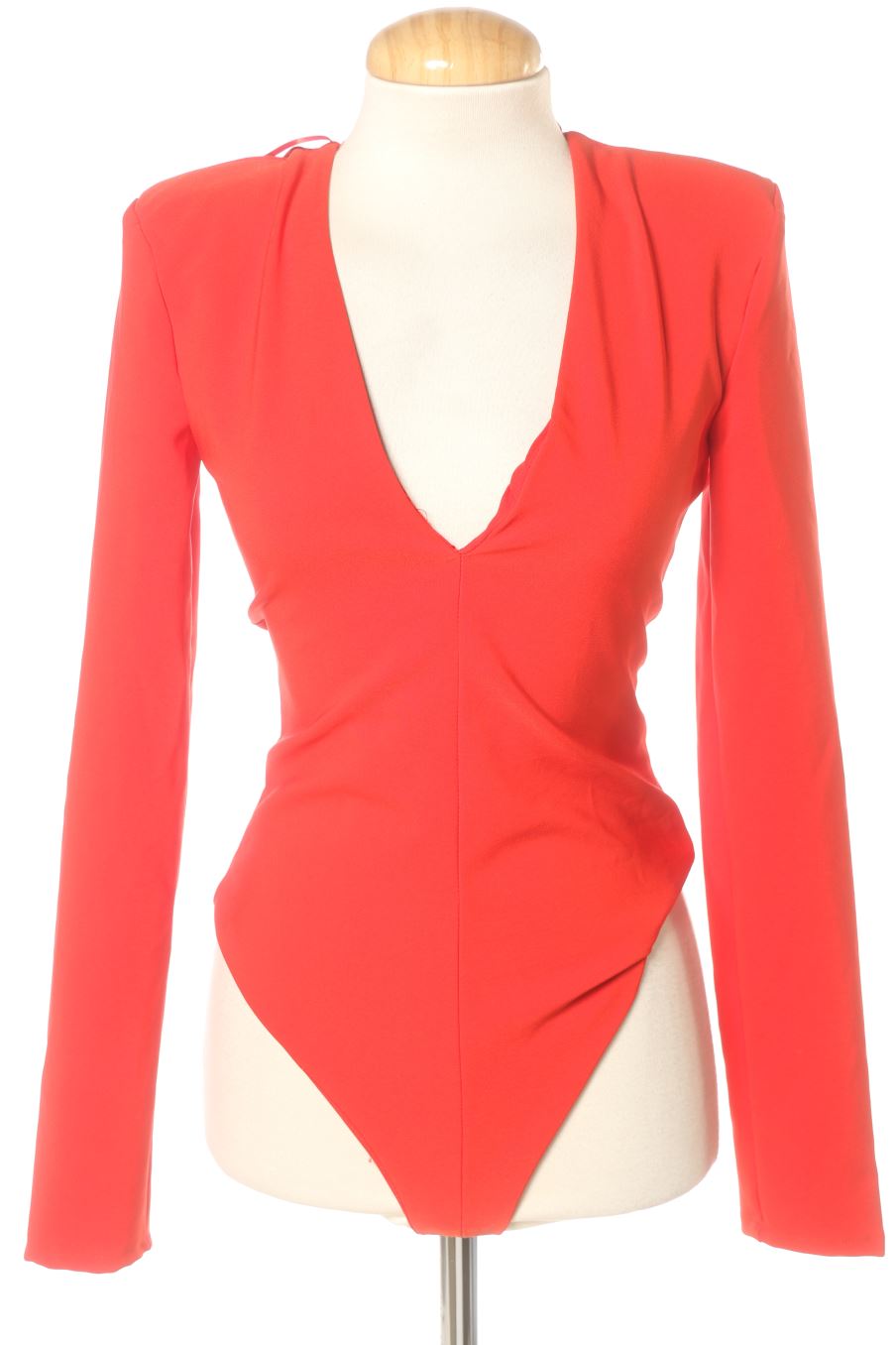 Body Zara de la taille XS, de couleur rouge
