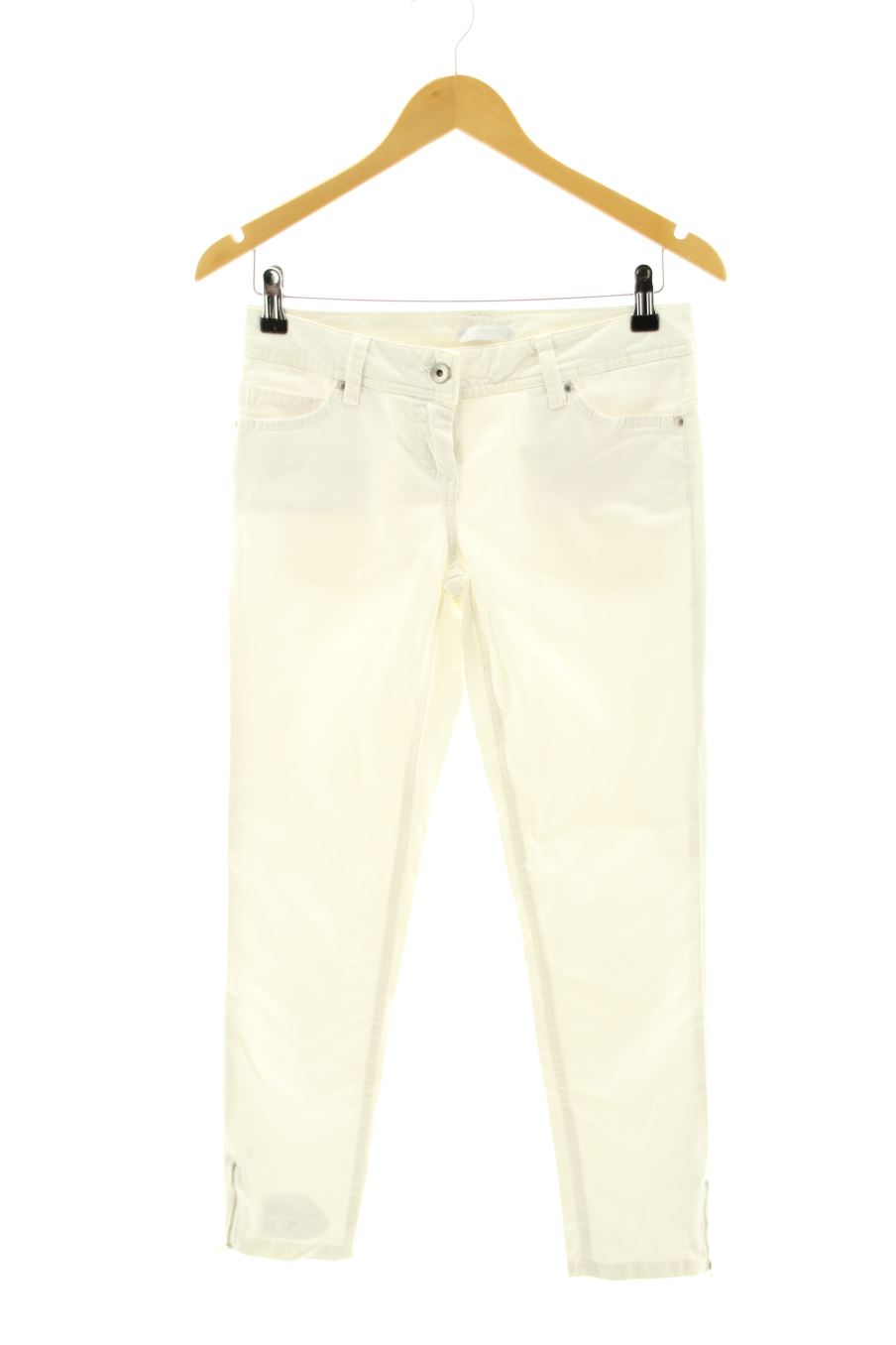 Jeans Promod de la taille 38, de couleur blanc de denim
