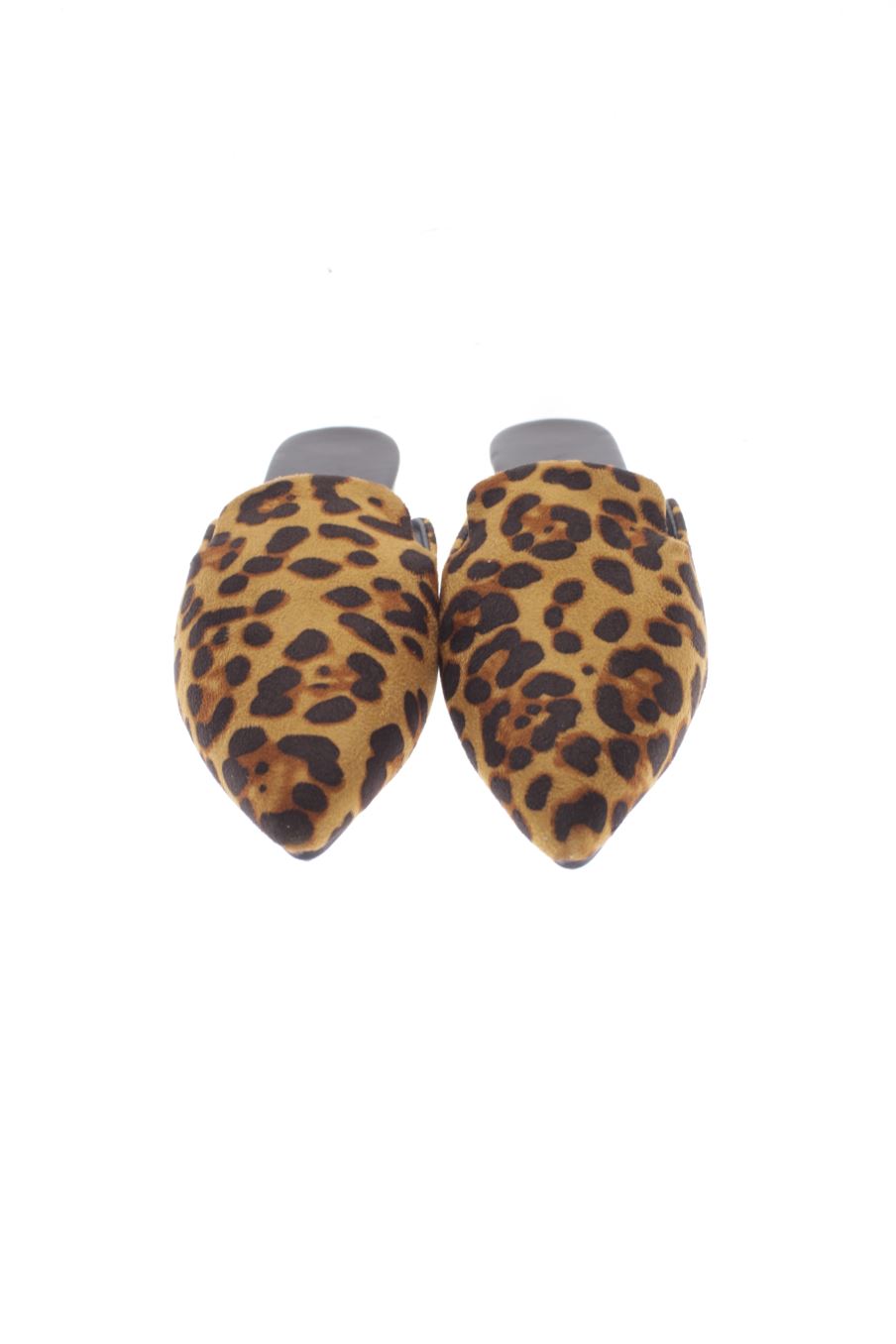 Sandalias planas de PERCENTIL de la talla 40, de color animal print de