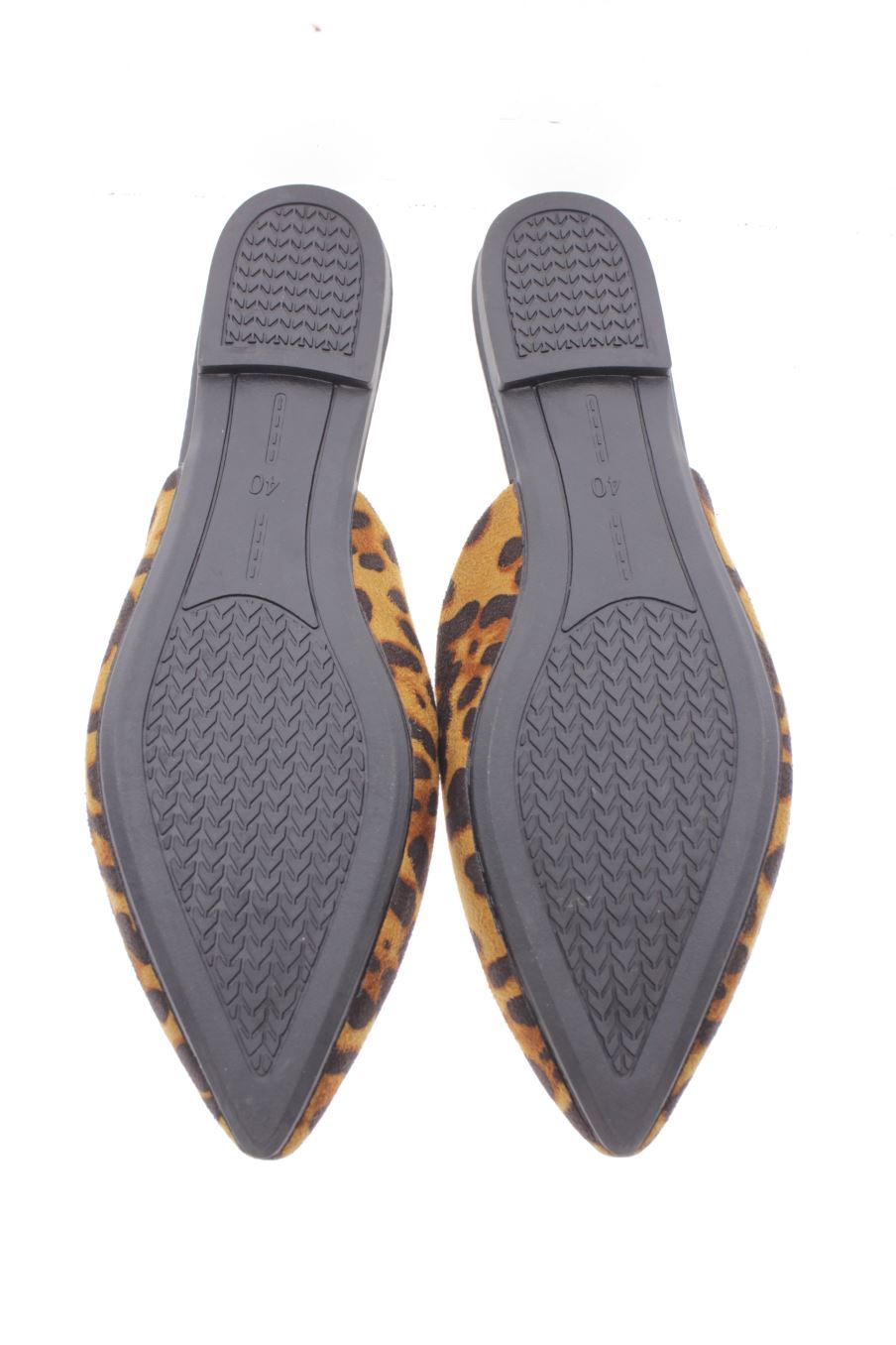 Sandalias planas de PERCENTIL de la talla 40, de color animal print de