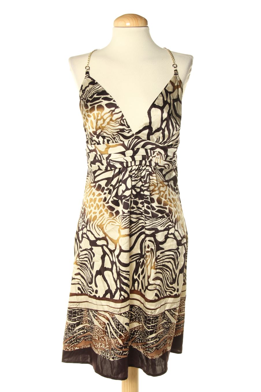 Vestido elegante de Guess By Marciano de la talla 42, de color estampado de seda