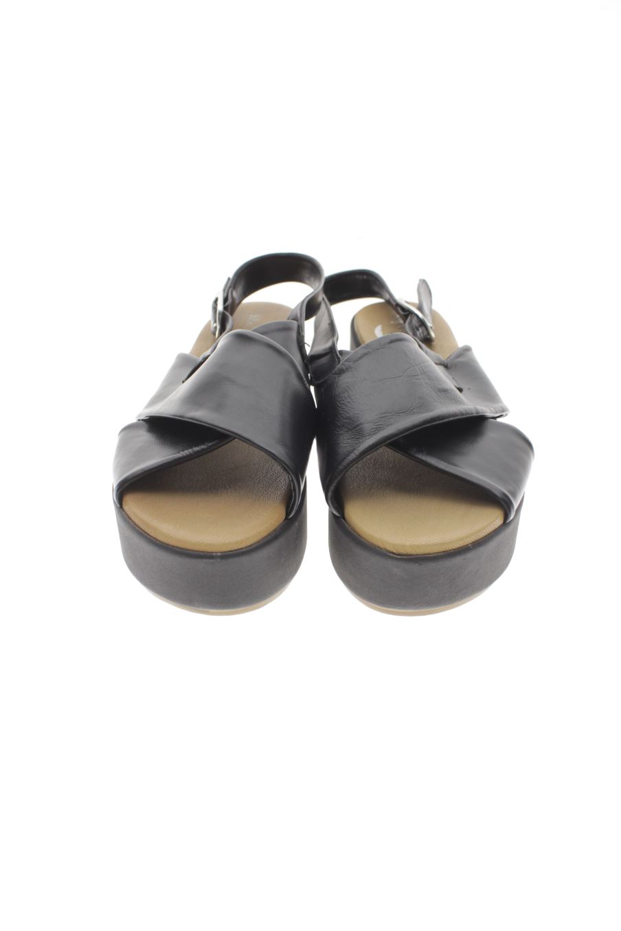 Plataformas de SPACE MODA de la talla 37, de color negro de
