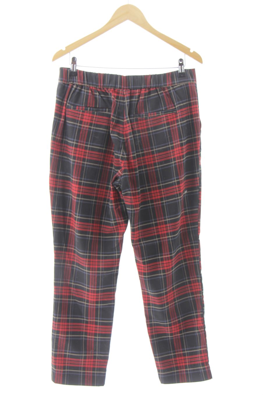 Pantalón de trf (ZARA) de la talla L, de color cuadros