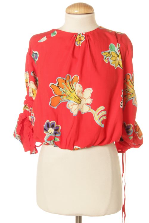 Blusa a maniche corte