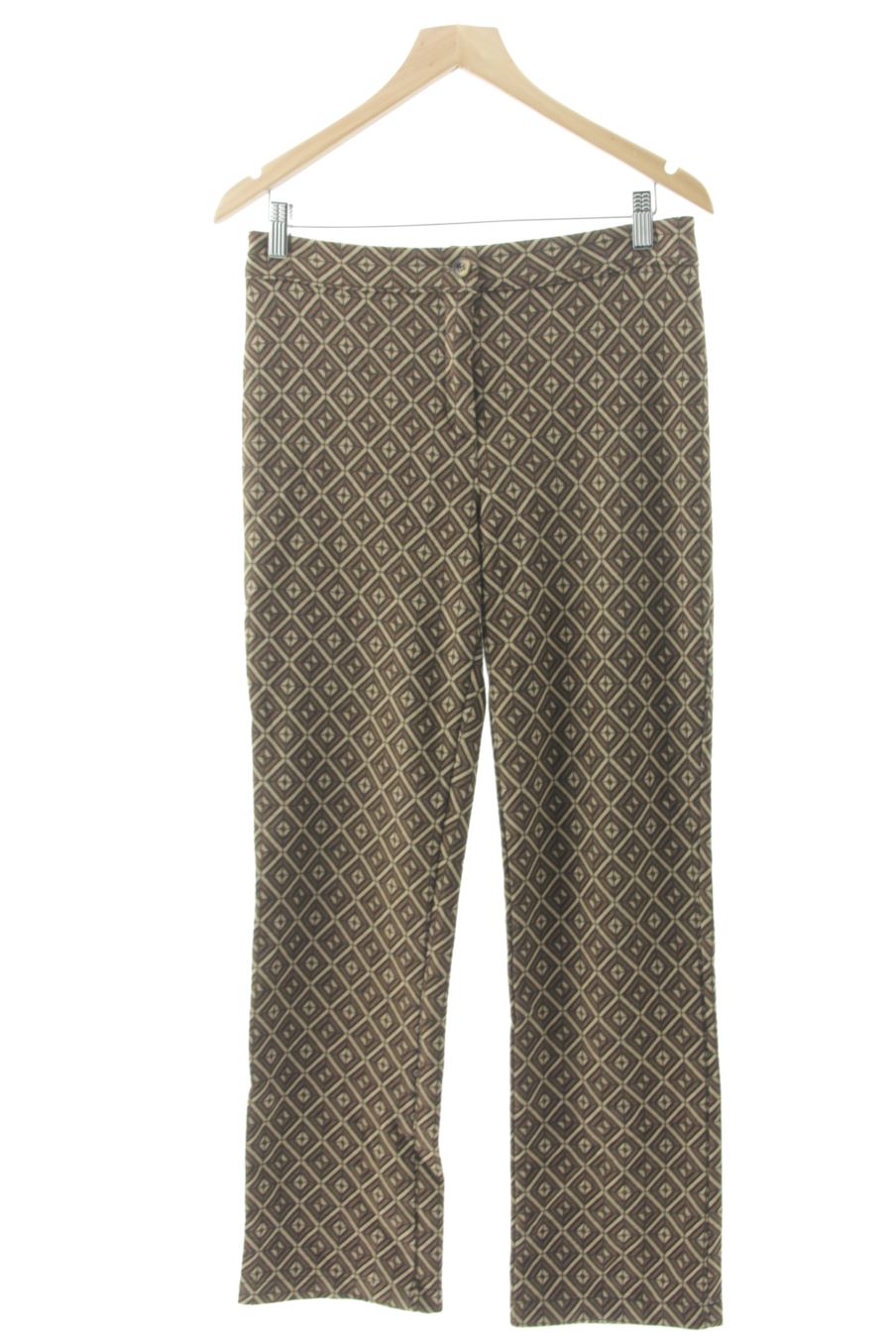 Pantalon Made in italy de la taille L, de couleur marron