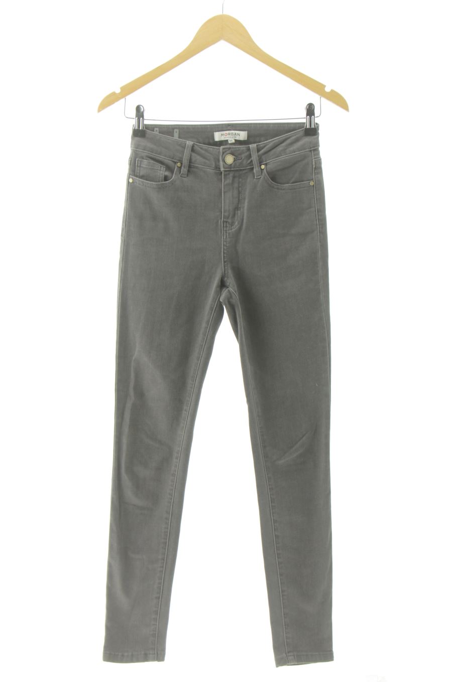 Vaquero de Morgan de la talla 34, de color gris de ropa vaquera