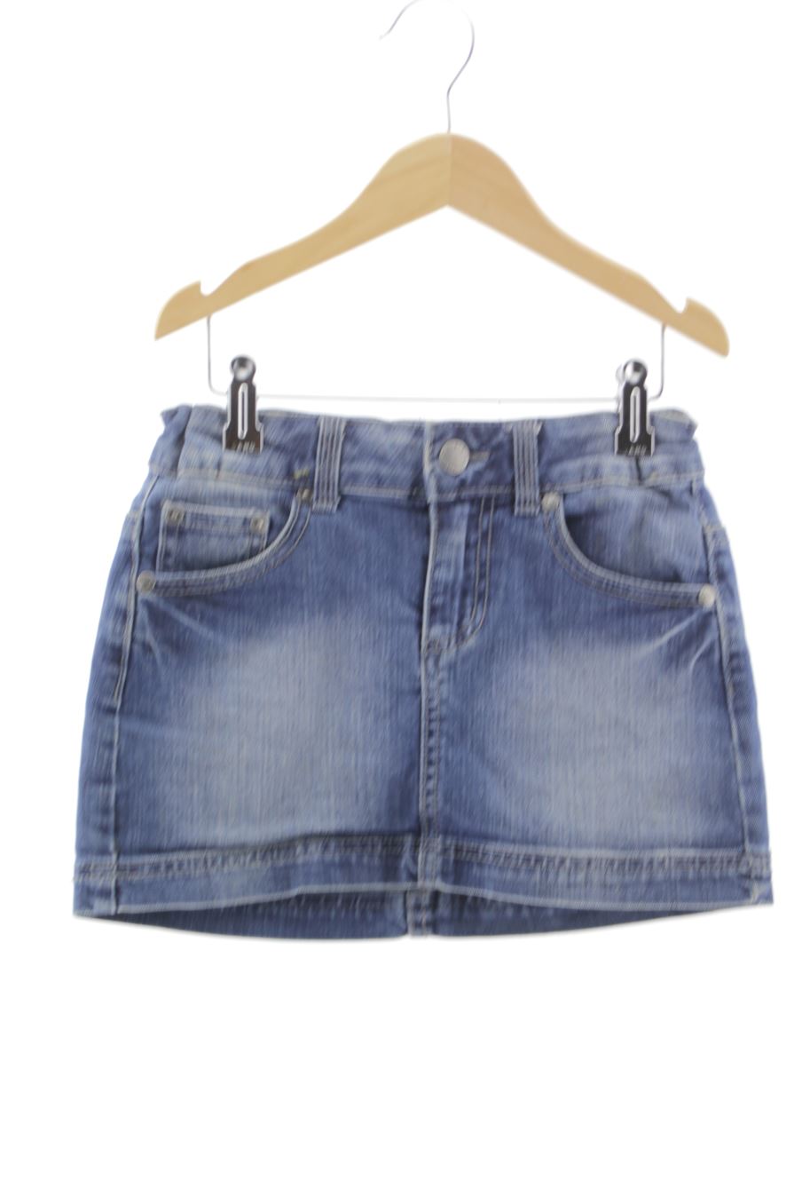 Faldas de Benetton de la talla 7 años de denim de segunda mano