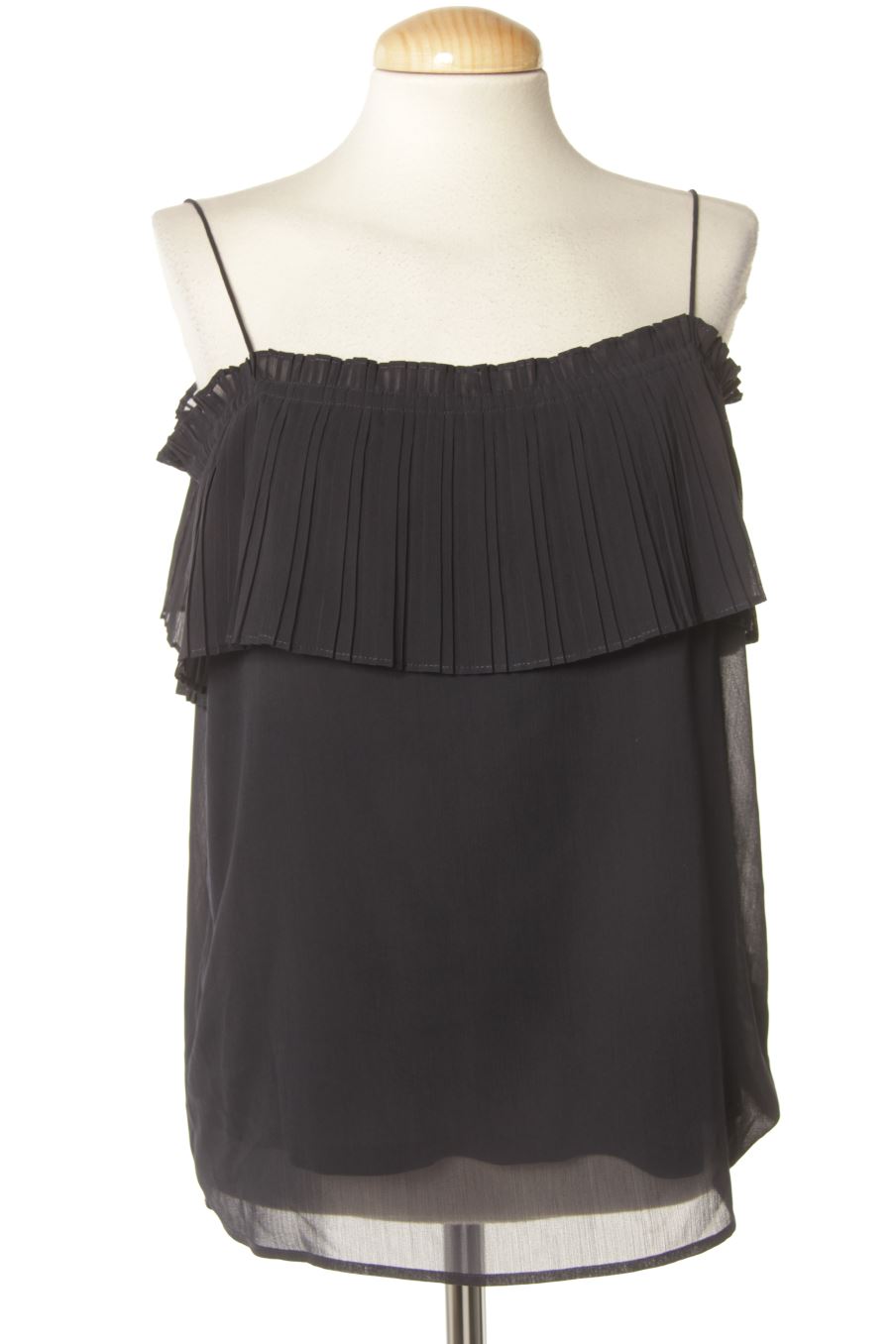 Blusa de manga corta de Massimo Dutti de la talla S, de color azul marino