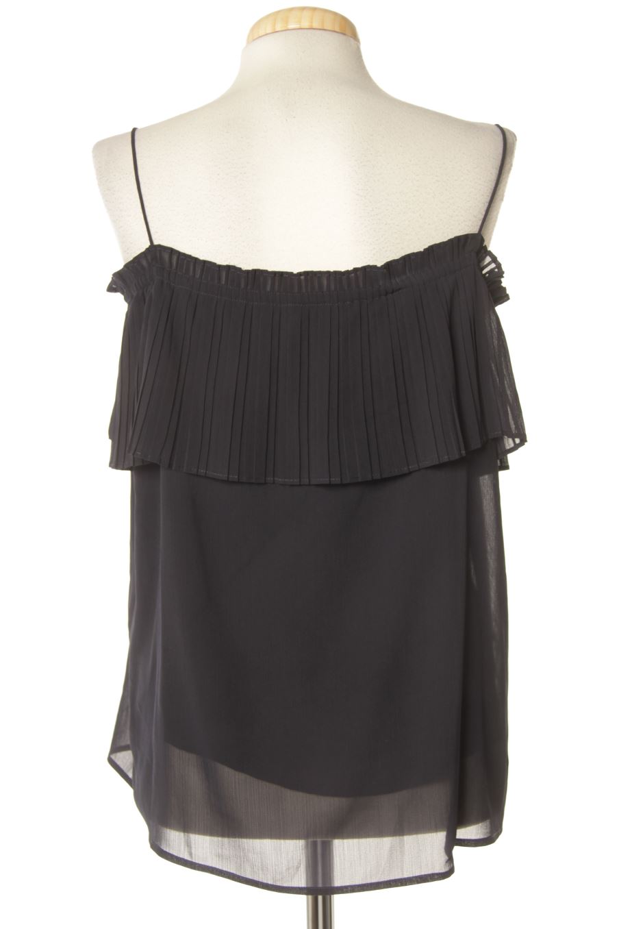 Blusa de manga corta de Massimo Dutti de la talla S, de color azul marino