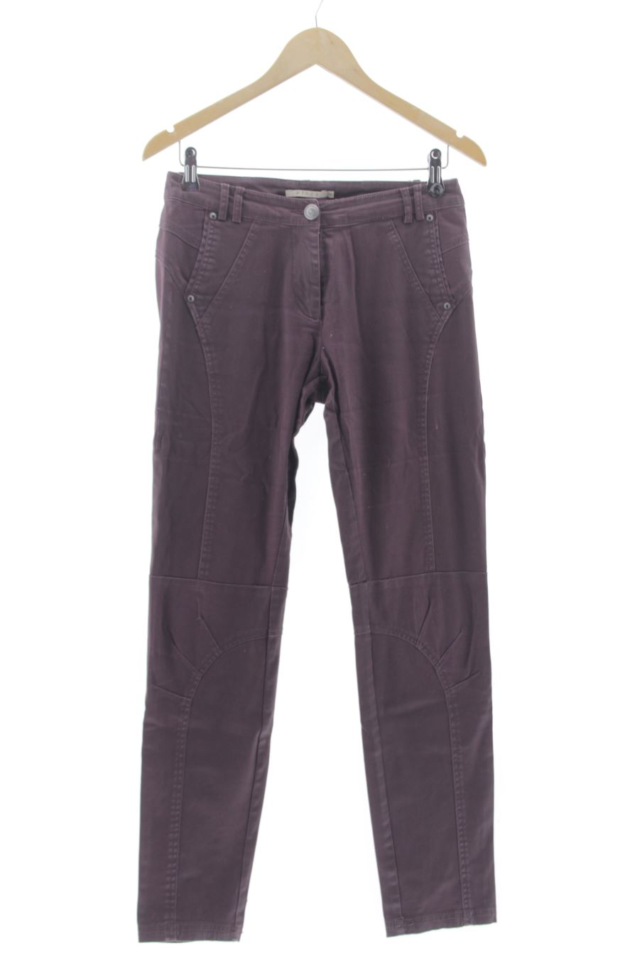 Jeans Elora de la taille 36, de couleur bordeaux de denim