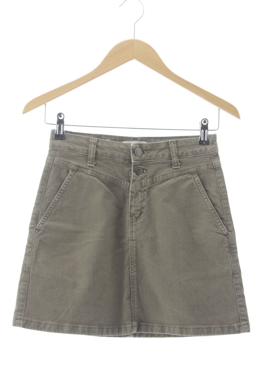 Jupe Brownie de la taille S, de couleur vert de denim