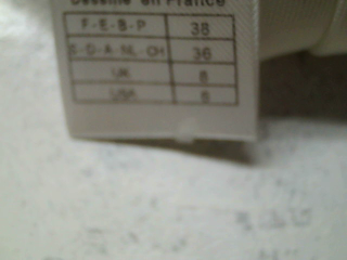 Jupe La redoute de la taille 38, de couleur blanc