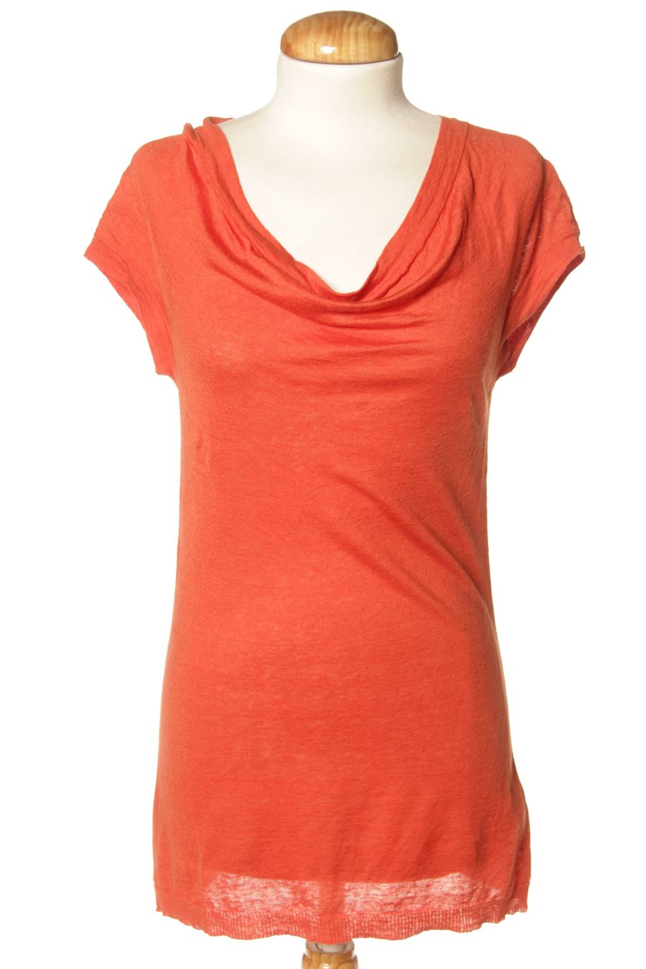 Débardeur massimo women de la taille S, de couleur orange de soie