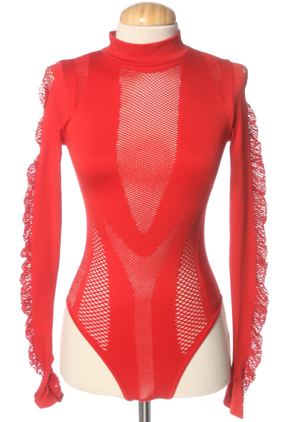 Body de Zara de la talla XS, de color rosso
