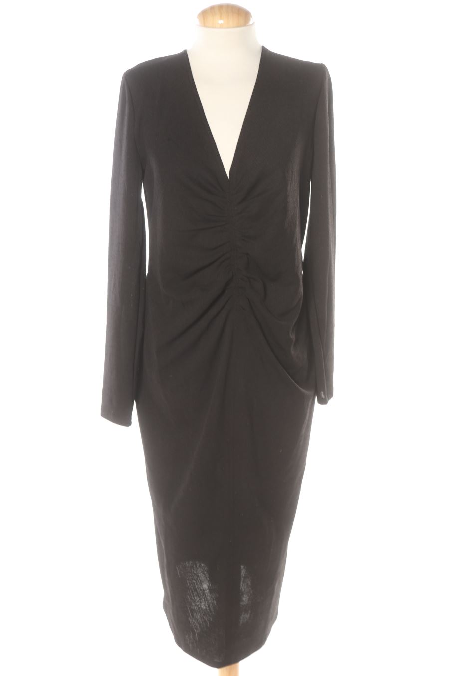 Vestito casual de Zara de la talla S, de color nero