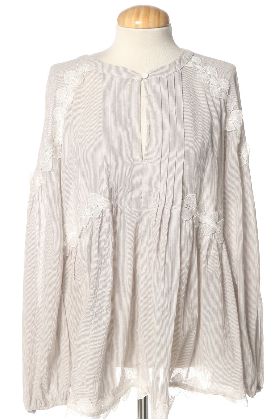 Blouse à manches longues TWINSET de la taille 42, de couleur gris