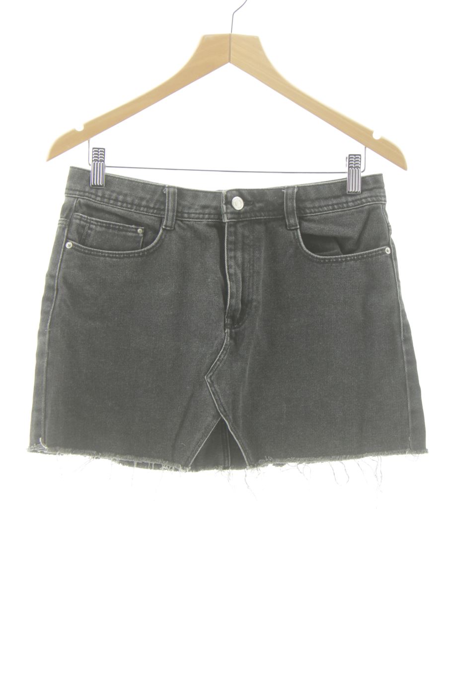 Jupe Zara de la taille M, de couleur noir de denim
