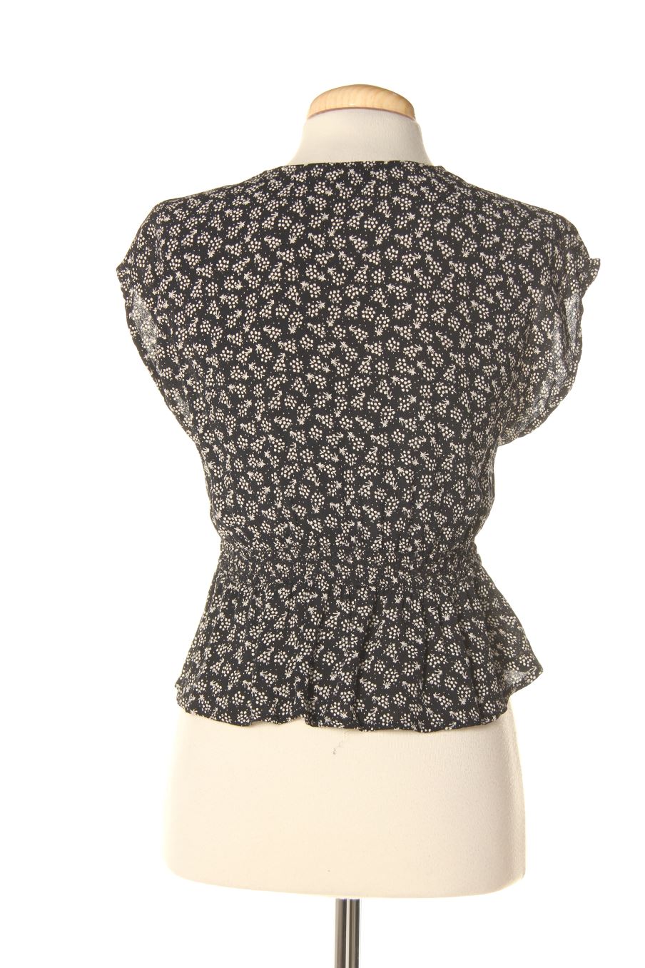 Blusa de manga corta de Cotton on de la talla XS, de color negro