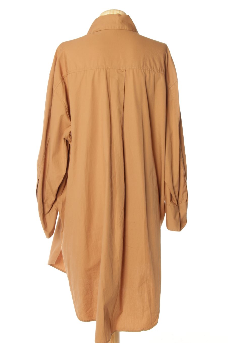 Vestido casual de Zara de la talla S, de color marrón