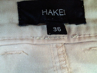Pantalon Hakei de la taille 36, de couleur marron